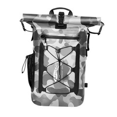 Waterproof Backpack for Men and Women – Roll-Top Floating Dry Bag 35 l Grey