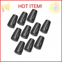 10 Pack Trekking Pole Tips, Hiking Sticks Tips Protectors Fits Most Common Trekk