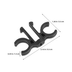 12 Pcs Ski and Pole Clips Quick Release for Hiking Sticks