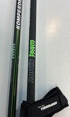 60” Komperdell Nordic Team Carbon Trekking Poles Brand New Still Wrapped Spikes