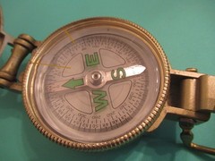 Vintage Engineer Directional Metal Pocket Compass Camping Hiking Hunting Outdoor