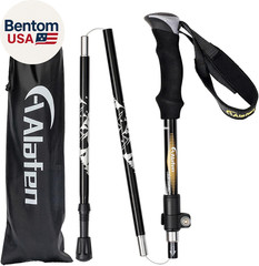 Aluminum Collapsible Ultralight Travel Trekking Hiking Pole for Men and Women (F