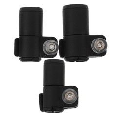 3Pcs Black Reusable Trekking Pole Clamp Lock Buckles for Hiking Walking Sticks