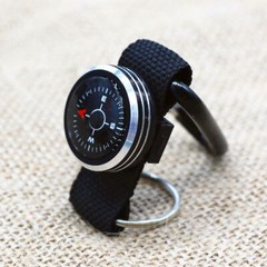 Mini 25MM Watch Wrist Strap Pocket Compass Outdoor Hiking Camping Survival Tool