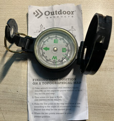 Compass Outdoor Products Travel Gear Lensatic Hunting Camping Hiking Prepper