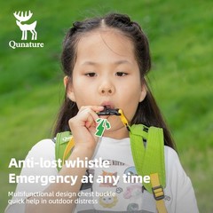 Qunature Children’s Backpack&Aluminum Hiking Trekking Poles Collapsible 51-100cm
