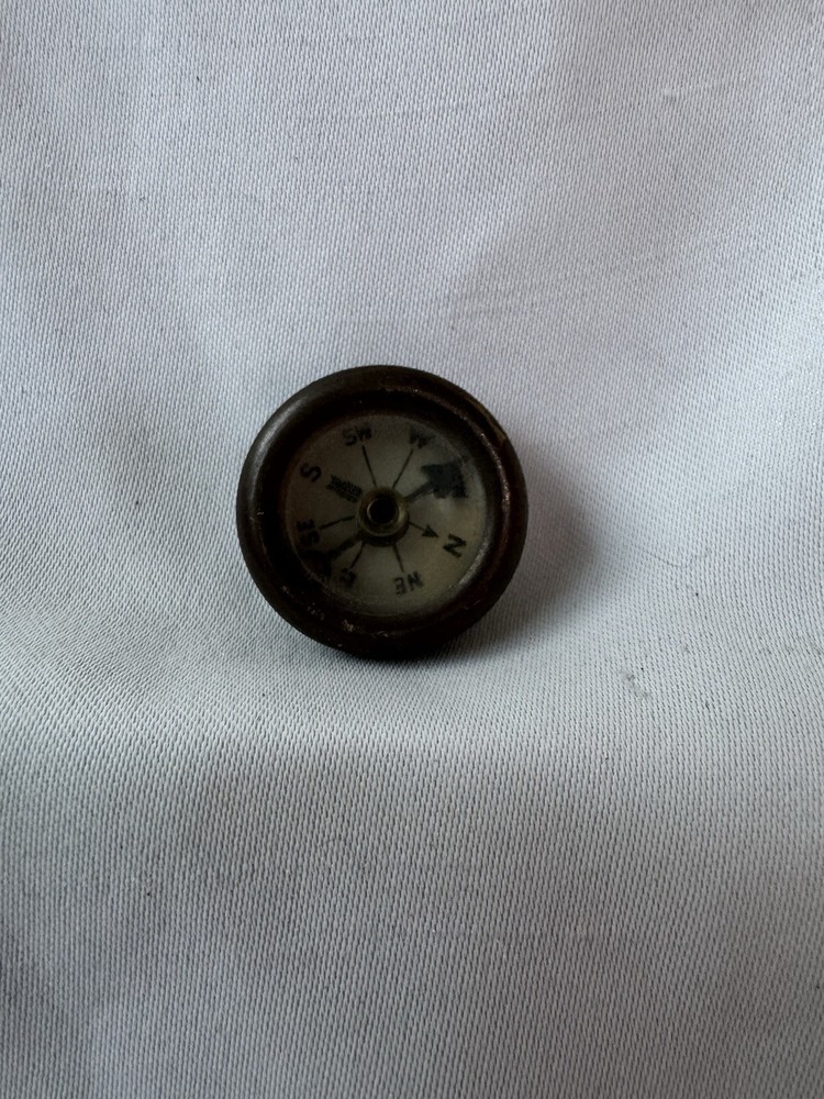 Marbles Gladstone Compass Lapel Pin Hunting Hiking Orienteering Geocaching