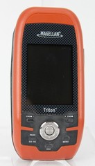 Magellan Triton 400 GPS Handheld Tested Works w/ Box Cable Manuals