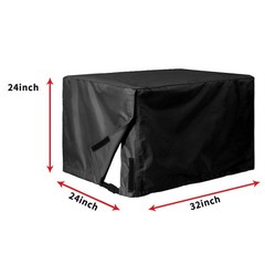 Heavy Duty Outdoor Generator Cover in 600D Oxford Fabric for Large Generators