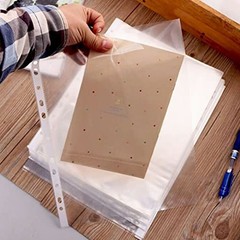 Pcs A4 Clear Document Folder, Waterproof Case Transparent Document Bag 100