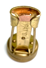 Vintage Brass Tru Nord Compensated Compass, Locking PinClip Brainerd. Free Ship