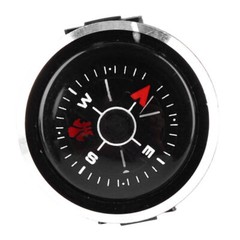 Slide on 25MM Watch Wrist Band Strap Compass Outdoor Waterproof Survival Gadget