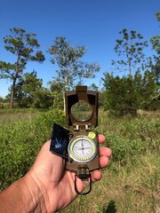 Multifunctional Military Sighting Navigation Compass with Inclinometer-Green