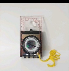 Vintage Tahoe Trails Compass Acrylic Mirror In Cap Lanyard 122×64.5×21.5mm