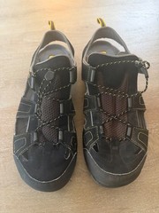 TEVA Men’s Black Gray Outdoor Hiking Sandals Sz 13 Water Sports Camping Trail