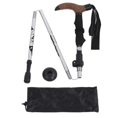 Aluminum Trekking Poles, Adjustable Collapsible 30-110cm Walking Sticks with …