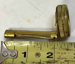 Vintage Brass Pin-on Pocket Mini Compass Made in Japan