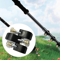Trekking Pole Lock Replacement Clips, Quick Flip Clamps for Hiking Poles, Extern