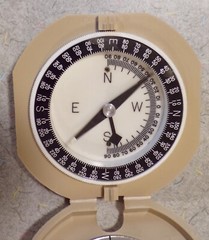 Vintage Brunton Cadet Pocket Transit with Instructions and Box