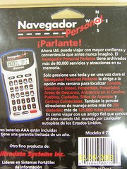 Spanish Language Personal Navigator Modelo # 770 by iParlante!