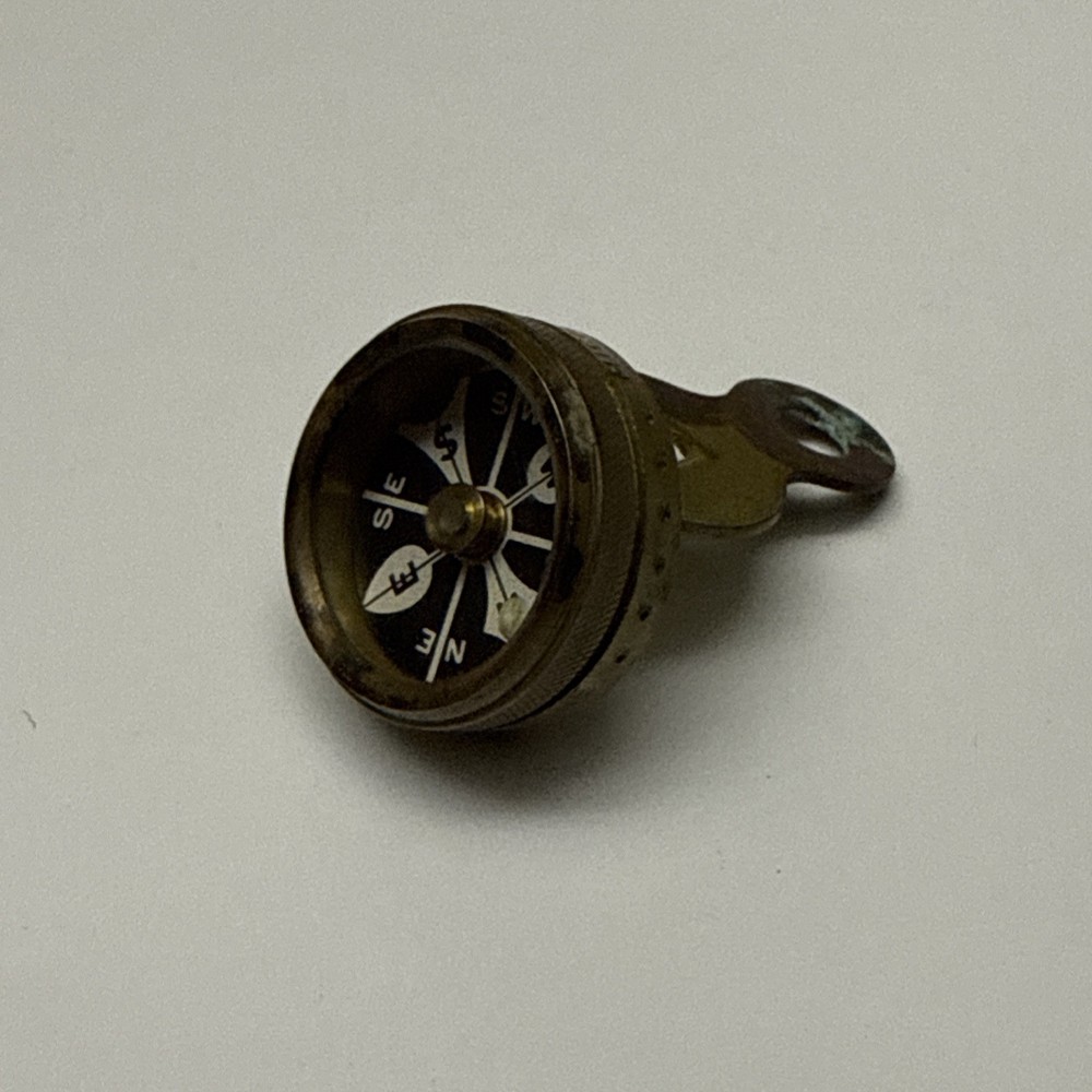 Early Vintage Marbles Pin on Compass Gladstone Michigan – Working – No Pin –