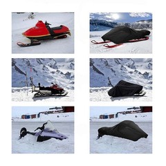 Waterproof Outdoor Snowmobile Cover Double Layer PVC Coating Dustproof