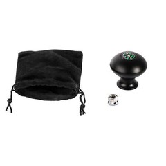 Trekking Pole Monopod Head Grip Knob with Compass, 1/4 to 3/8 Hole Handle Grip