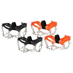 Stainless Steel 18 Spike Ice Crampons for Outdoor Snow Hiking and Climbing