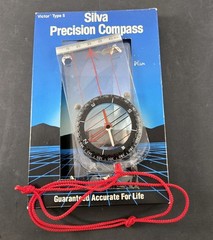 Vintage Silva System Precision Compass Type 5 Victor Sweden Made