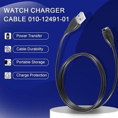 010-12491-01 Garmin Charger Cable Fit for Garmin Multiple Watch Devices (2 Pack)