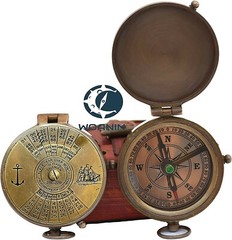 50 Years Calendar Compass, Gift for Husband, Anniversary, Wedding Gift for Him,