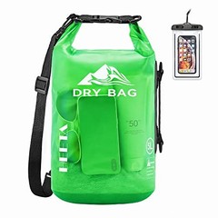 Dry Bag Waterproof for Women Men, 5L/10L/20L//40L Roll Top 30L Green