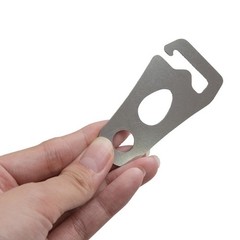 Outdoor Triangle Guy Line Adjuster Stainless Steel Buckle for Tarp and Awning