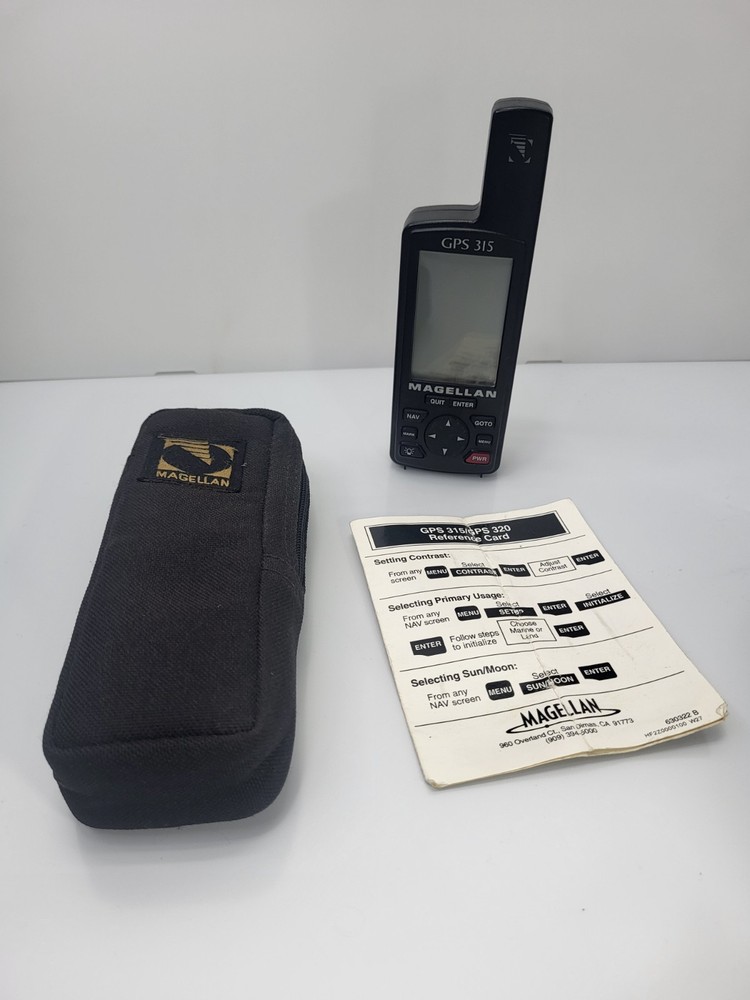 MAGELLAN GPS 315 Portable GPS Navigator Boating Fishing Hunting Hiking TESTED