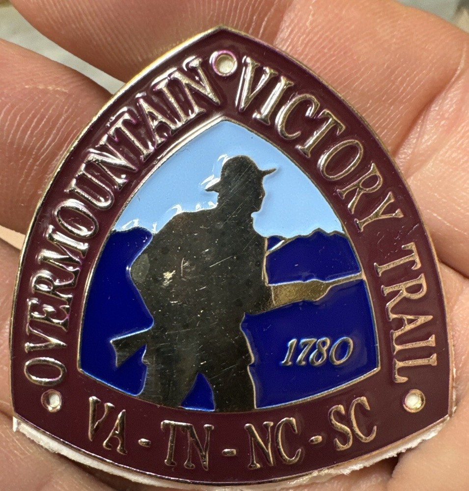 Overmountain Victory Trail Hiking Staff Stick Medallion NEW North Carolina TN