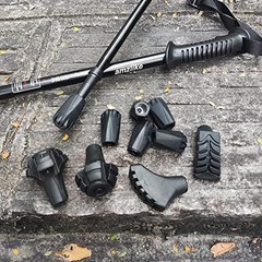 Extra Thick and Wear ResistingTrekking Pole Tip Accessories Set Hiking A-Mix