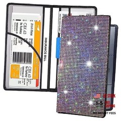 Bling Rhinestone Car Registration and Medium Rhinestone aurora borealis