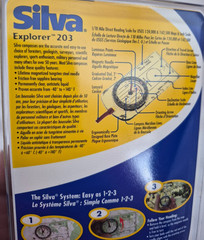 Silva Explorer 203 Precision Compass Lanyard Built in Magnifier New NIP