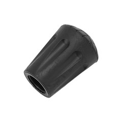 10pcs Walking Pole Rubber Tips Non-Slip Design For Hiking Safety