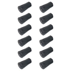 12 Pcs Tip Alpenstock Non-Slip Cover Walking Pole Accessories