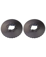 Salewa Cannulated Screw Wheels for Small Hiking Sticks Hiking Basketball, Black