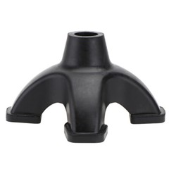 cane rubber stoppers Black Four-legged Walking Stick Rubber Tips Foot Pad for