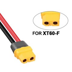 1m 12AWG Solar Cable with For XT60 Male Connector for Generators