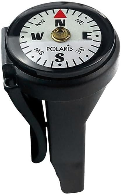 POLARIS Waterproof Micro Compass Series/Watchband or EDC Size, Black