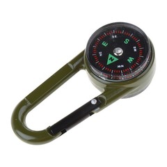 Outdoor Carabiner with Compasses and Thermometers Snap Hook keychains Enduring