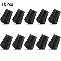 1-10Pc Walking Stick Tips Anti-Slip Rubber Tips for Trekking Poles Durable Hikin