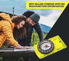 Orienteering Compass – Advanced Scout Compass for Hiking, Camping, and Green