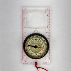Vintage Tokyo Compass Japan Baseplate Orienteering Hiking Map Reading Navigation