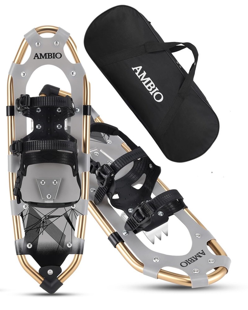 Ambio 821 Snowshoes – 21 in. 70-150 lbs with Carrying Case