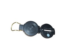 VINTAGE Engineer Lensatic Compass Gold Tone Clip